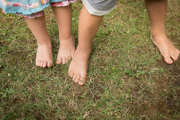 Damit der Schuh nicht drückt.