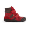 Koel Barfußschuh Wasserdichte Winterboots MILO 3.0 HYDRO TEX mit Klettverschluss ROT - keks.