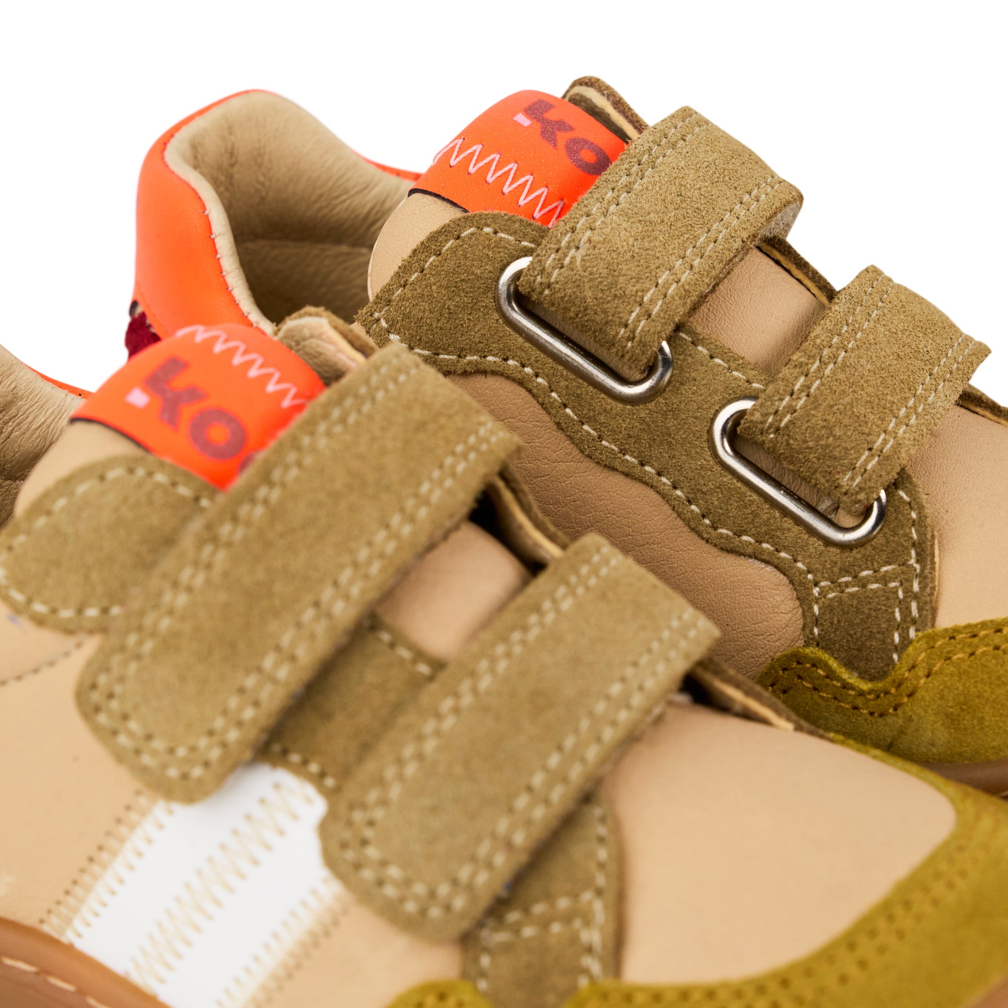 Koel Barefoot Bali 3.0 Barfuß-Halbschuh mit Klettverschluss Beige