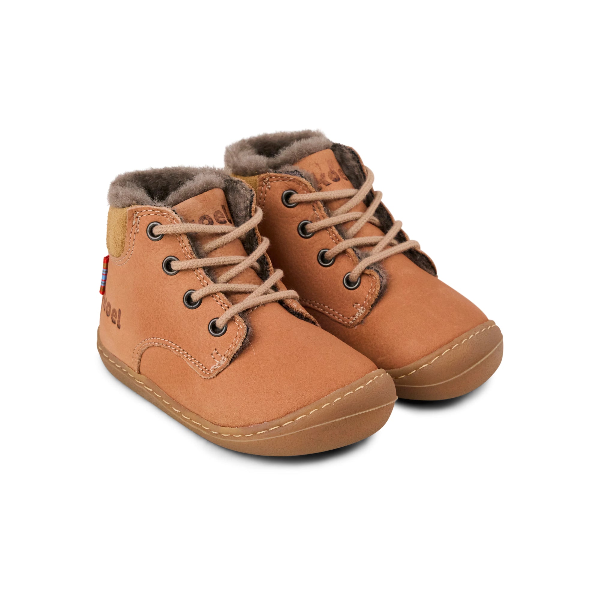 Koel Barefoot Bill Nubuk Barfuß-Winterstiefel zum Schnüren Blossom - keks.