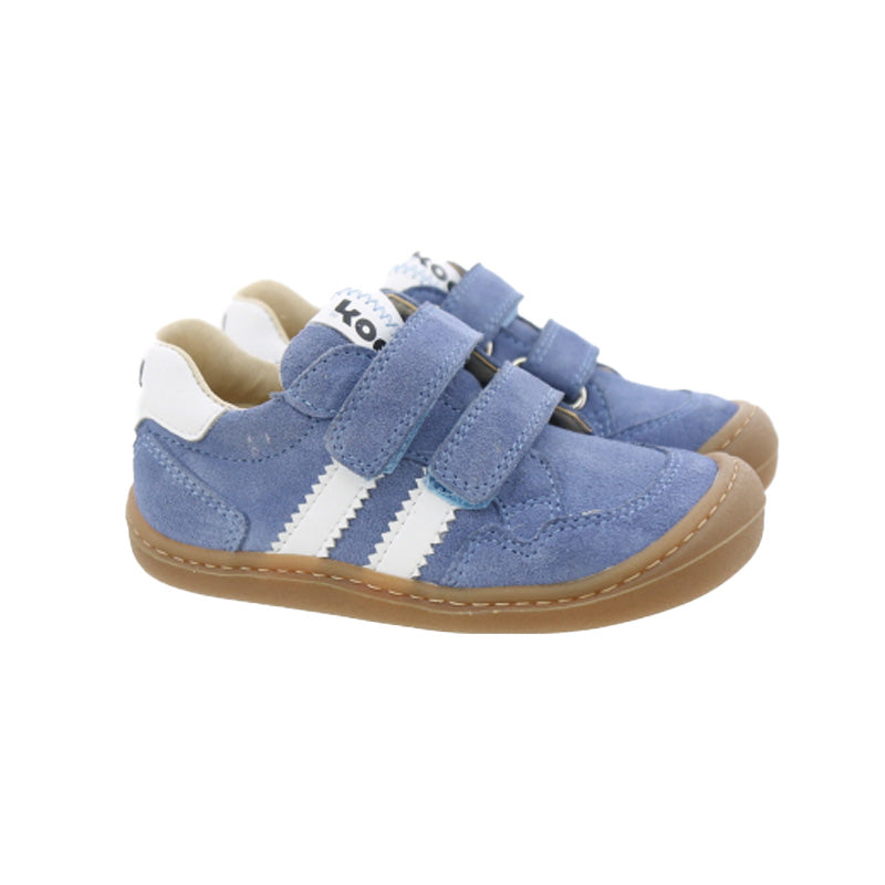 Koel Barefoot Bali 2.0 Suede Barfuß-Sneaker mit Klettverschluss Aqua - keks.