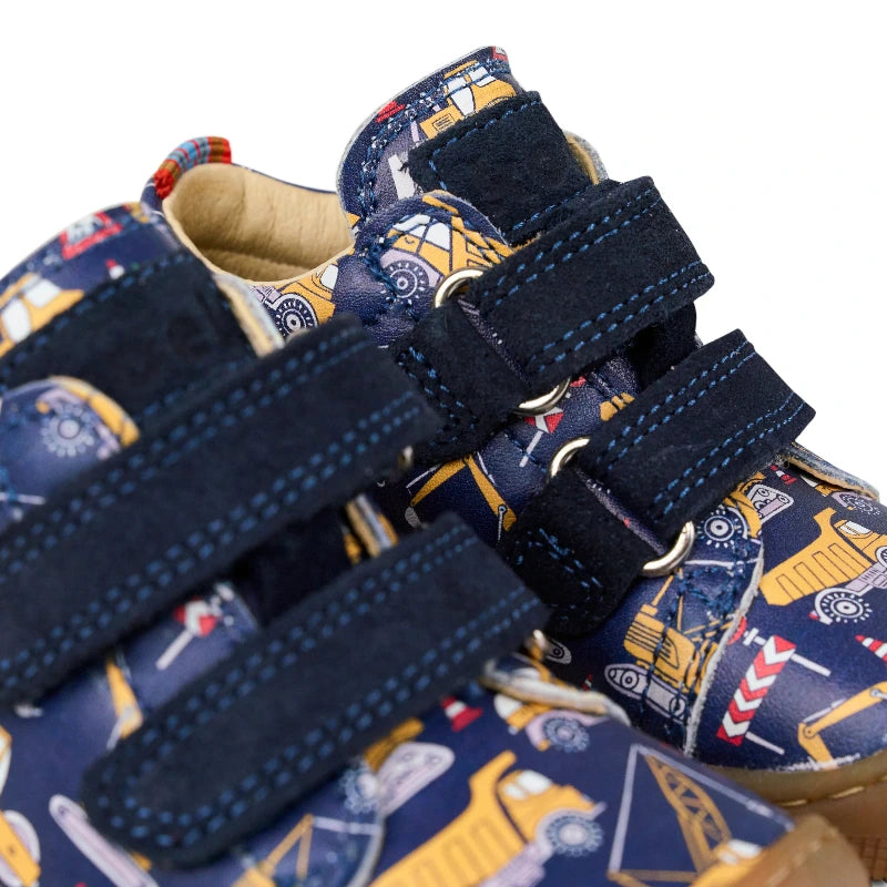 Koel Barefoot Danny Barfuß-Halbschuh mit Klettverschluss Tractor Blue