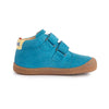 Koel Barefoot David Suede Barfußschuh mit Klettverschluss Cyan