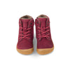 Koel Barefoot Darius Wool Barfuß-Winterstiefel zum Schnüren Bordo Lammfell-Futter - keks.