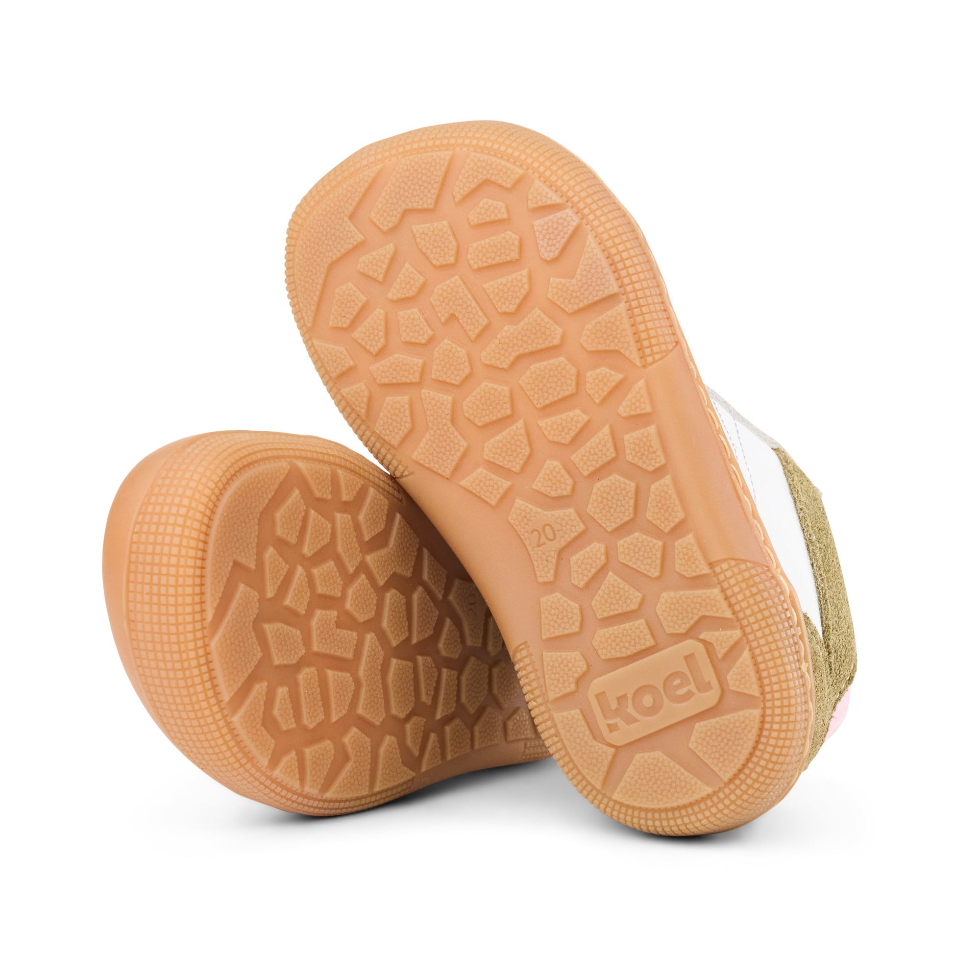 Koel Barefoot Dion Barfußschuh zum Schnüren Dark Grey – flexible Gummisohle mit rutschfestem Profil, natürliche Fußbewegung und hoher Grip für Kinder