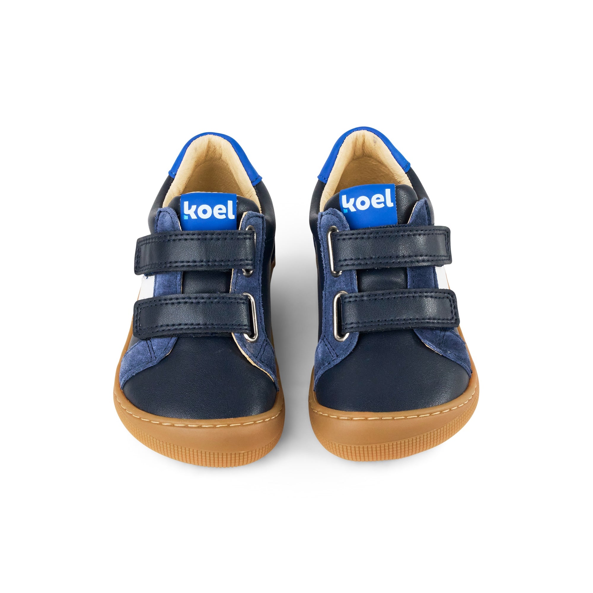 Koel Barefoot Denis Napa 3.0 Barfuß-Sneaker mit Klettverschluss Navy - keks.