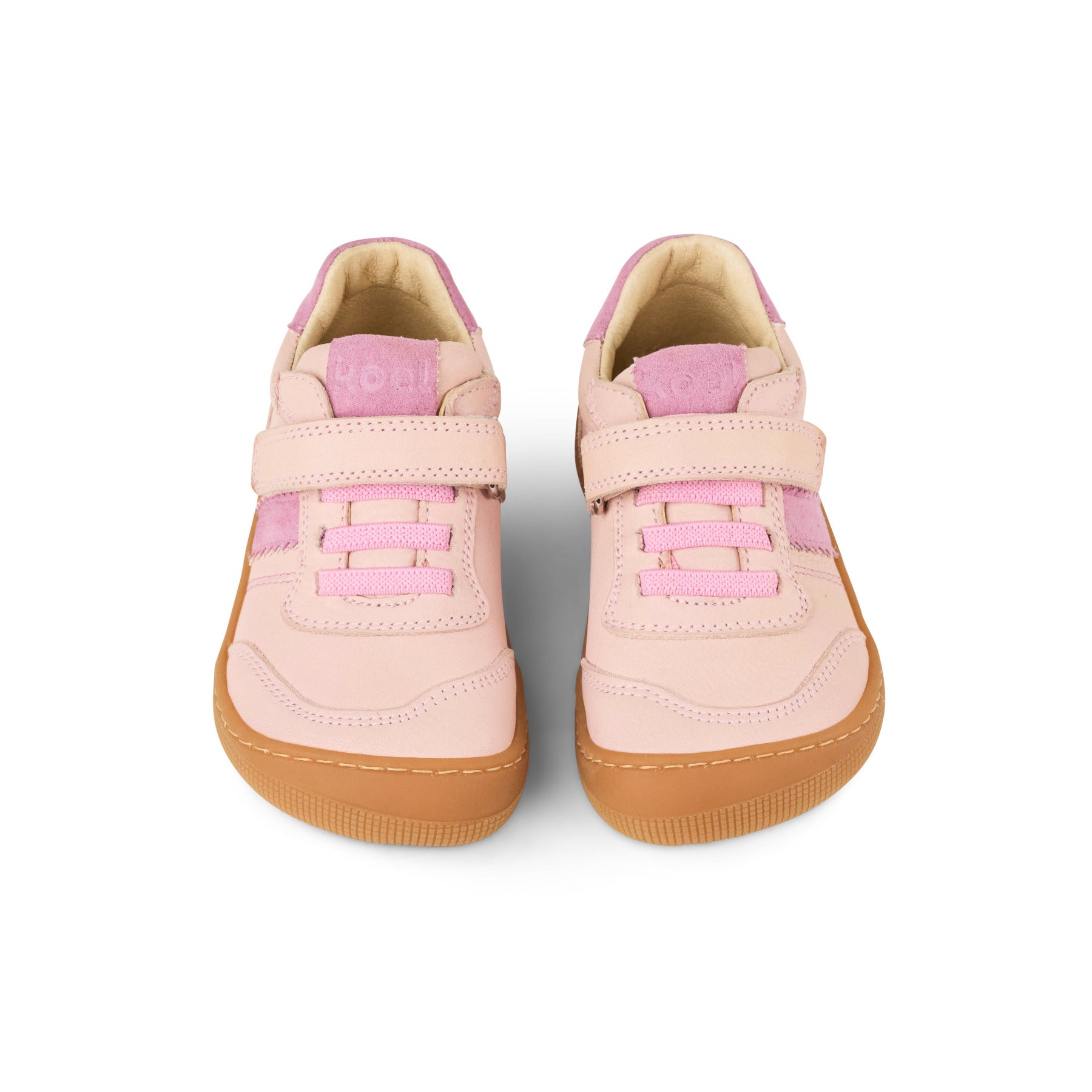 Koel Barefoot Dylan Leather 3.0 Barfuß-Halbschuh Klett & Flexbändern Pink - keks.