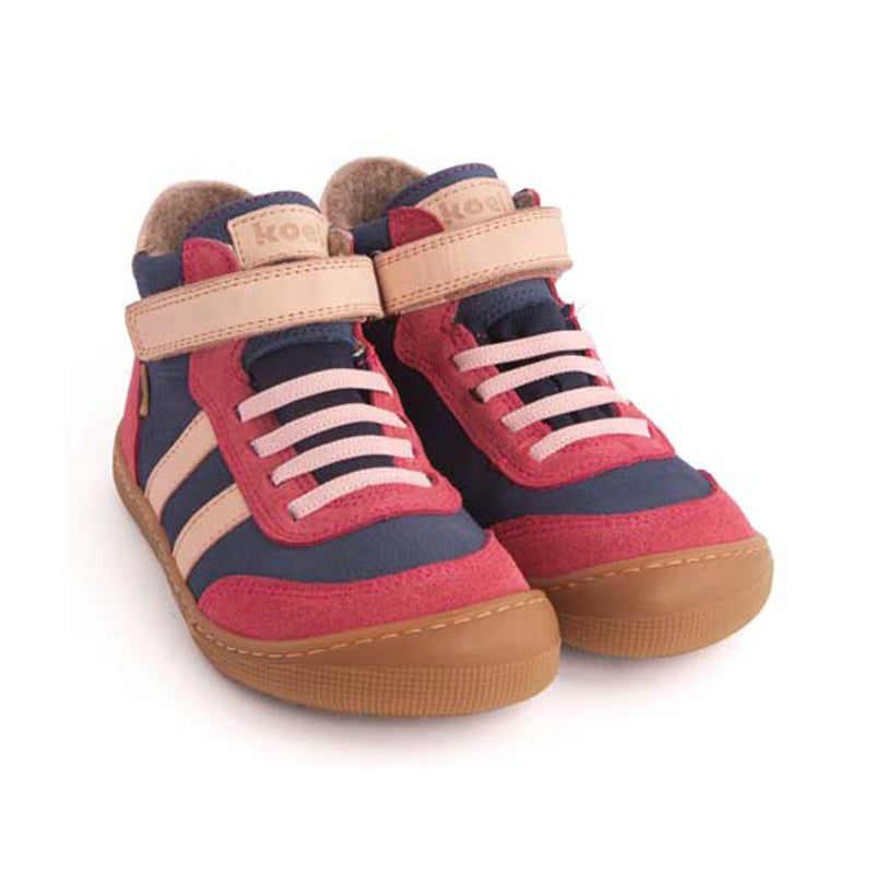 Koel Barefoot Daniel 2.0 wasserdichte Barfuß-Stiefelette Fuchsia Merino-Futter