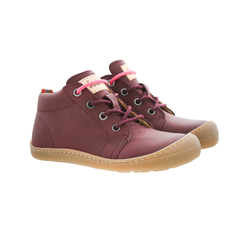 Koel Barefoot Deli 2.0 Barfußschuh zum Schnüren Bordo - keks.