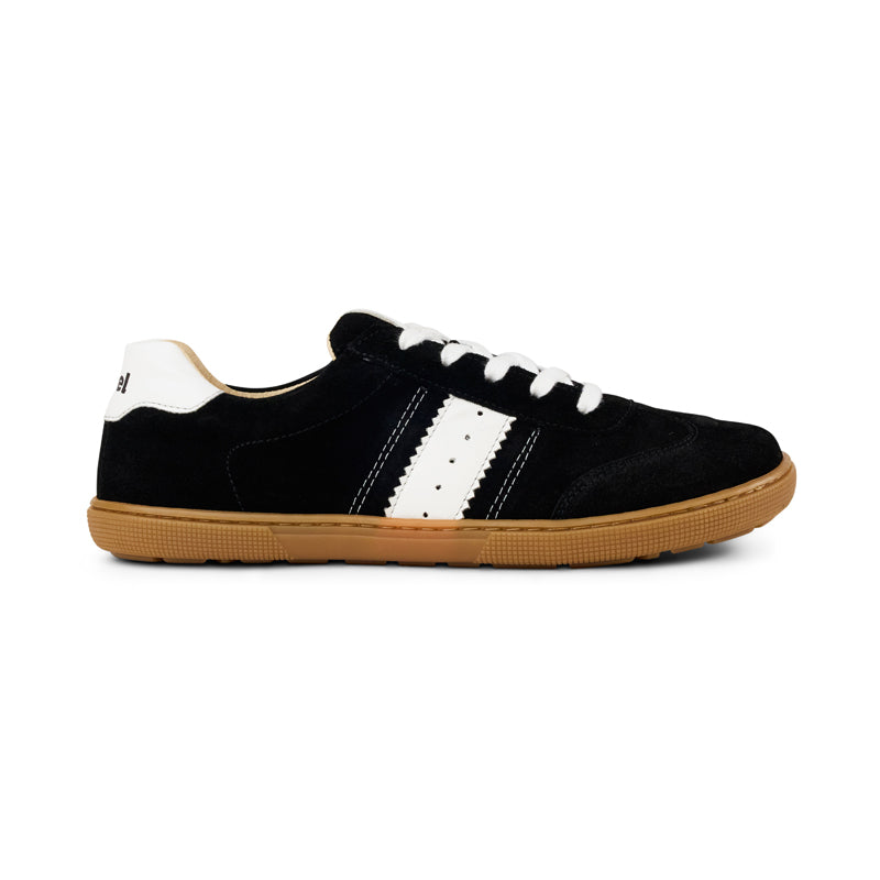 Koel Barefoot Francie II Suede 3.0 Barfuß-Sneaker zum Schnüren Black - keks.