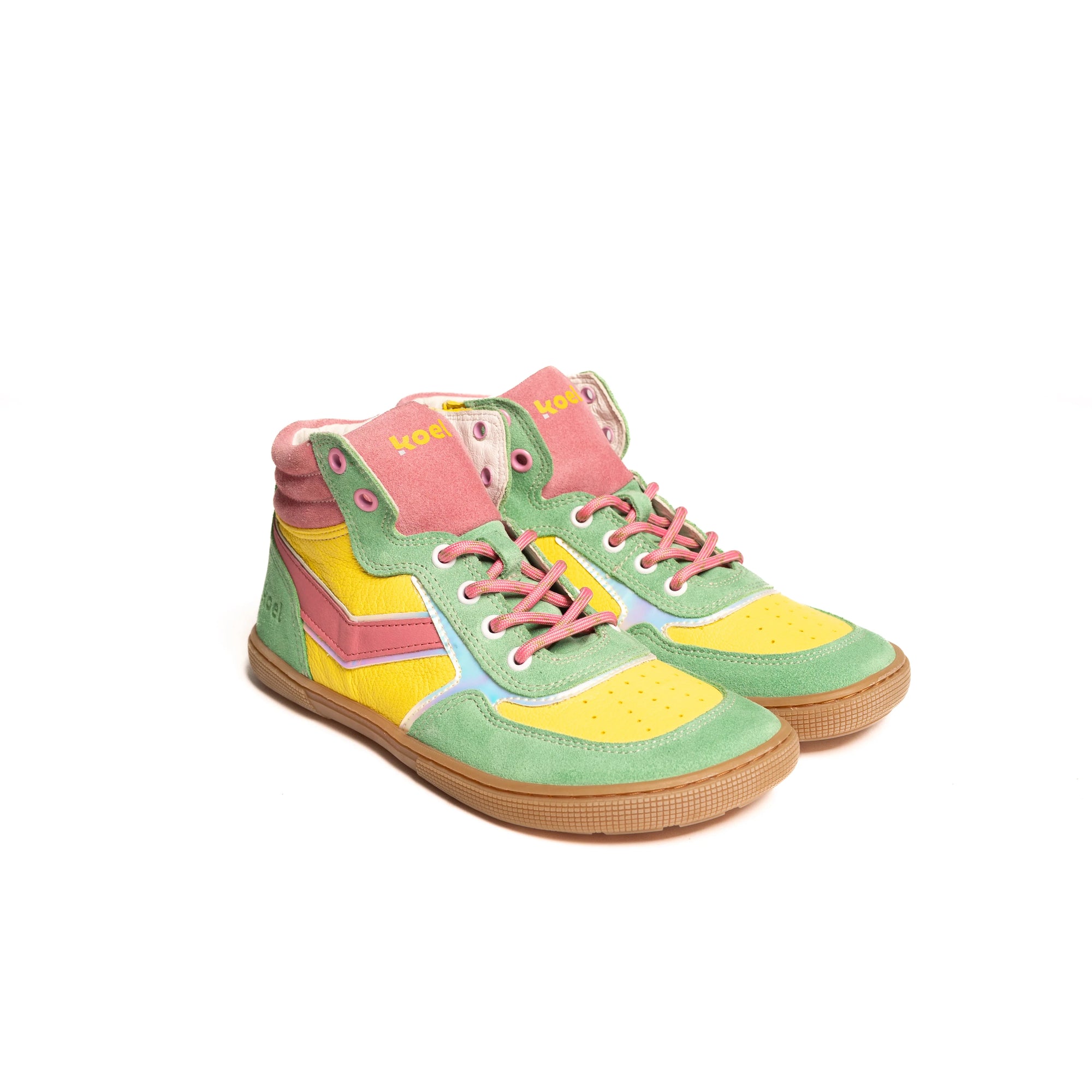 Koel Barefoot Danish Nappa Barfuß-Sneaker mit Reißverschluss Yellow