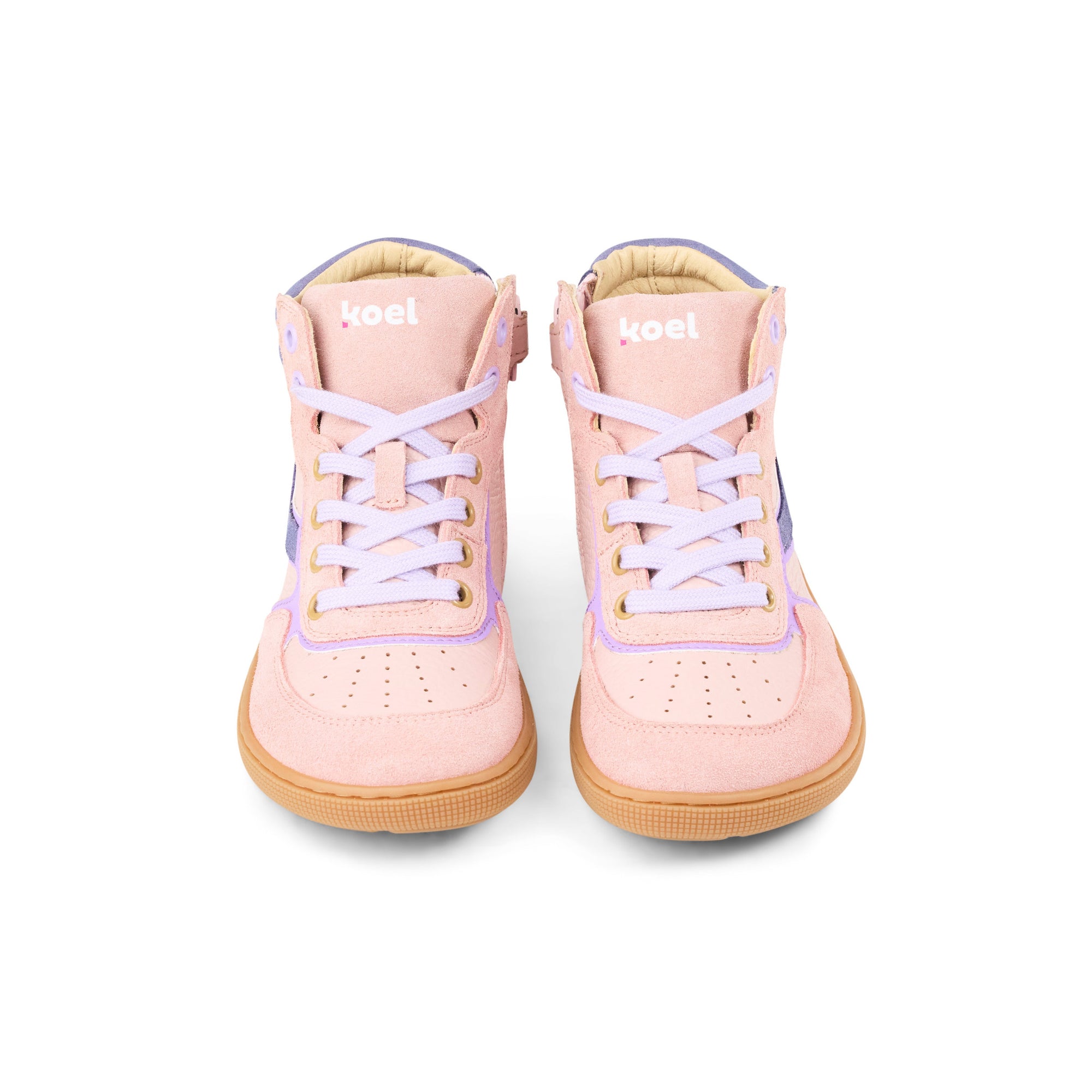 Koel Barefoot Danish Nappa Barfußsneaker mit Reißverschluss Lavandel - keks.