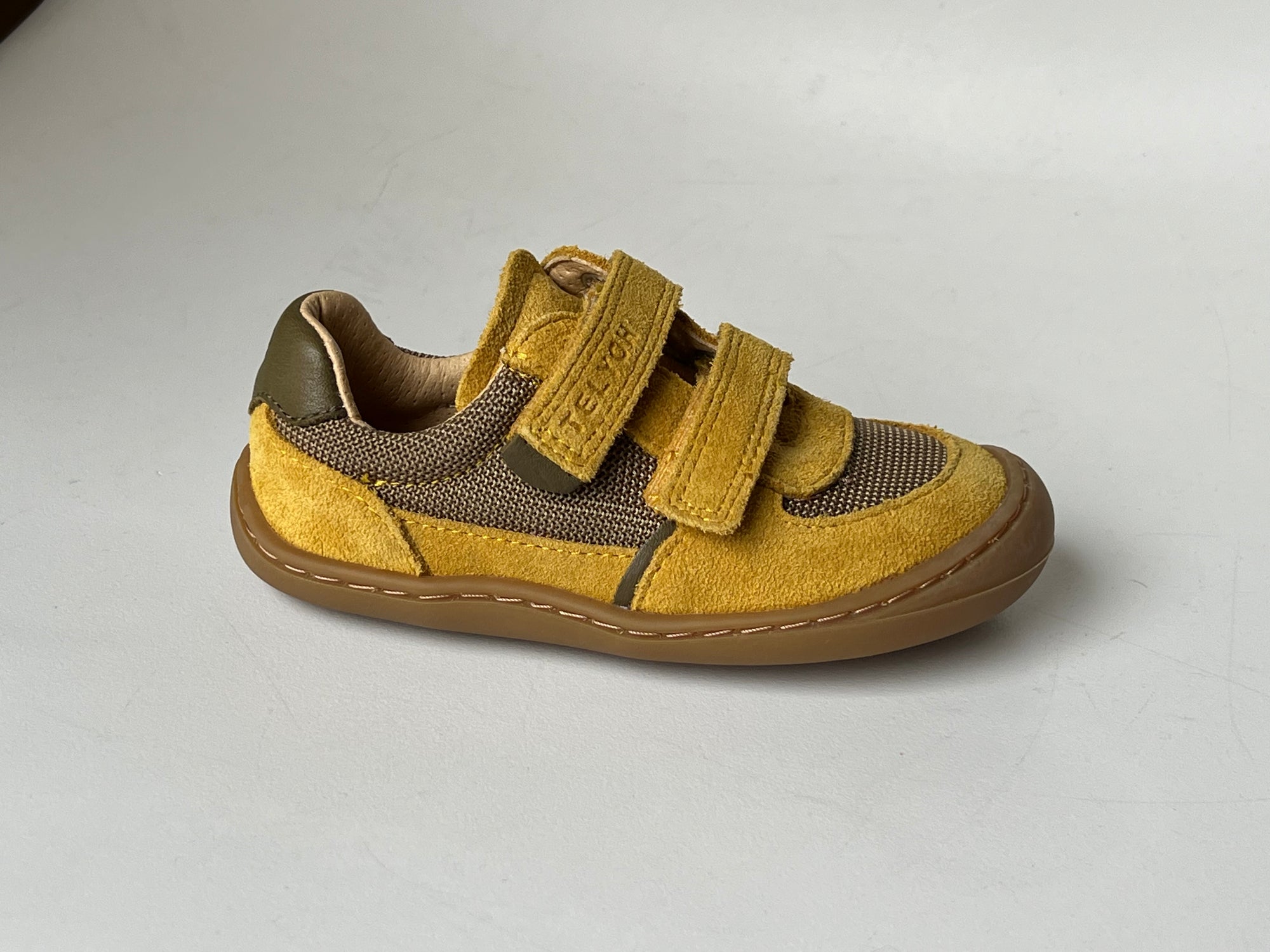 Telyoh Barefoot Y01141 Halbschuh Mesh mit Klettverschluss Yellow - keks.