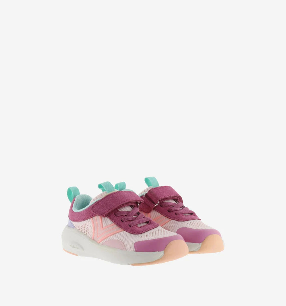 Victoria Barefoot Sportsneaker Kai mit Klettverschluss Rosa