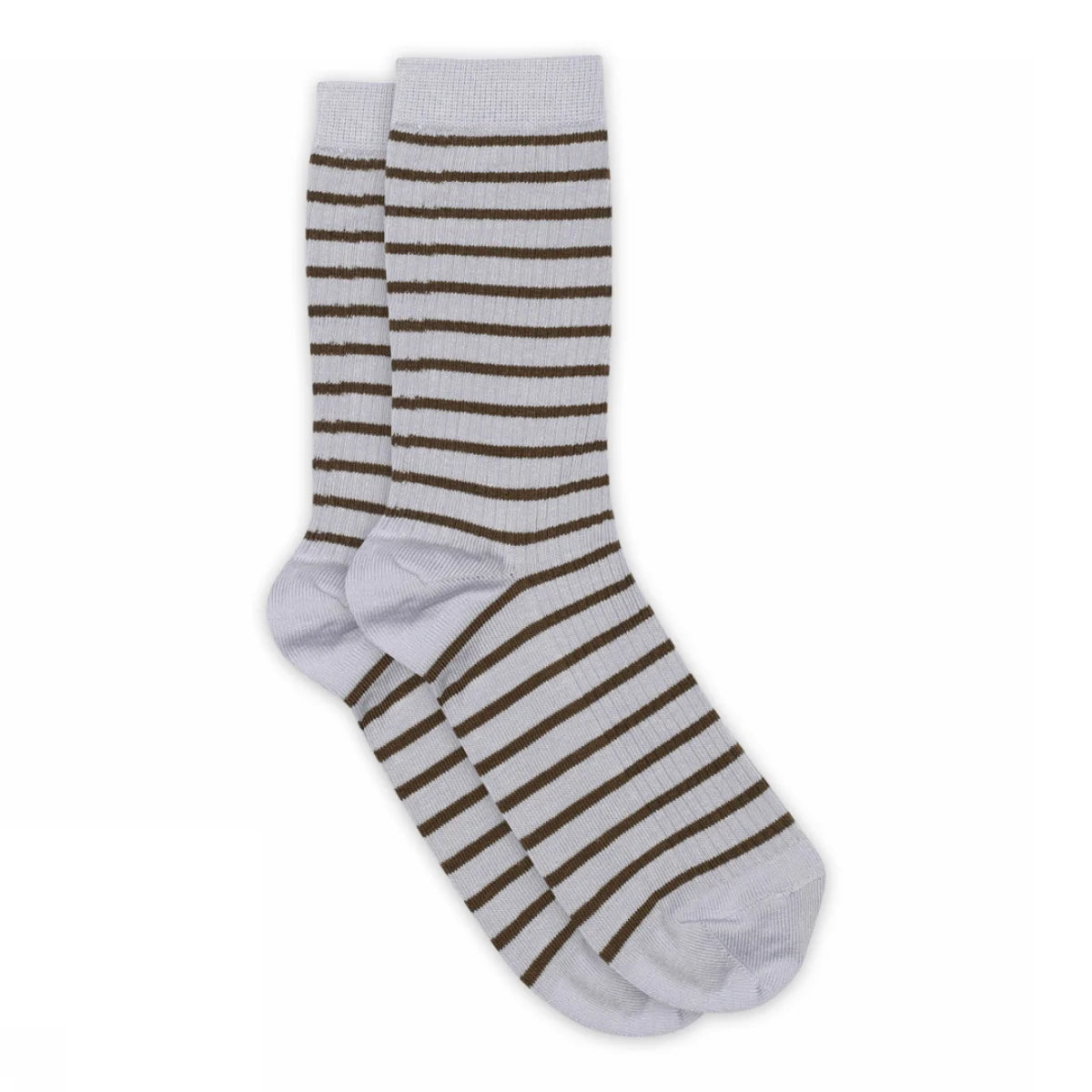 MP Woman Lydia gestreifte Baumwollsocken Lavender Sky