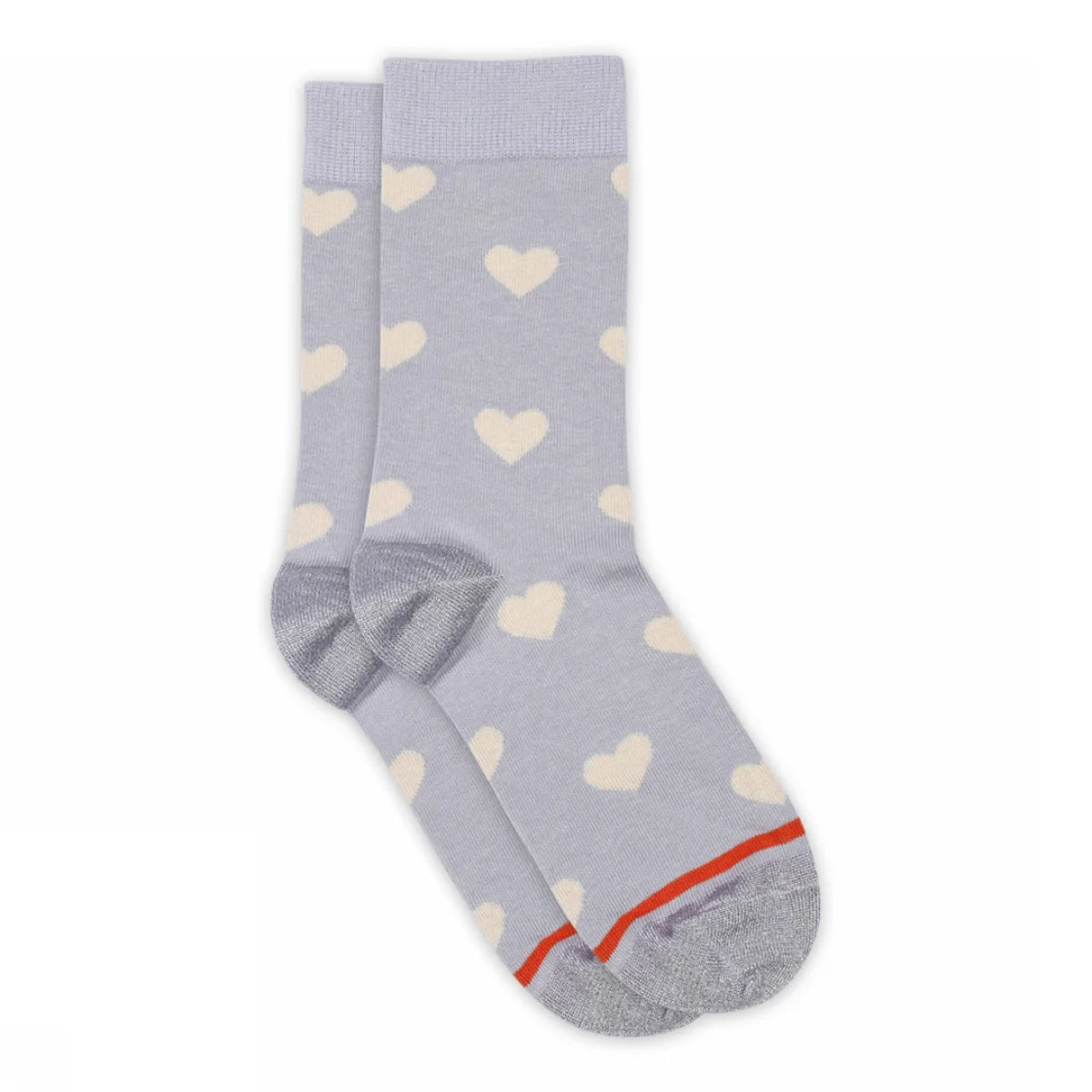 MP Woman Ada Socken mit Herzen Lavender Sky