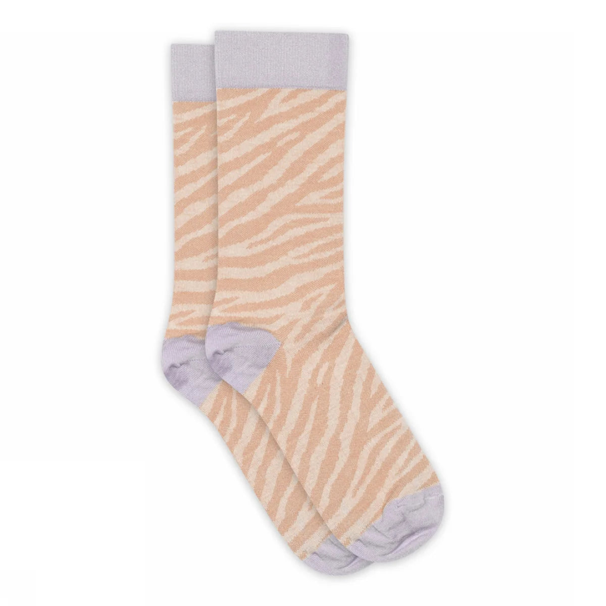 MP Woman Stine Socken mit Zebramuster Orchid Petal