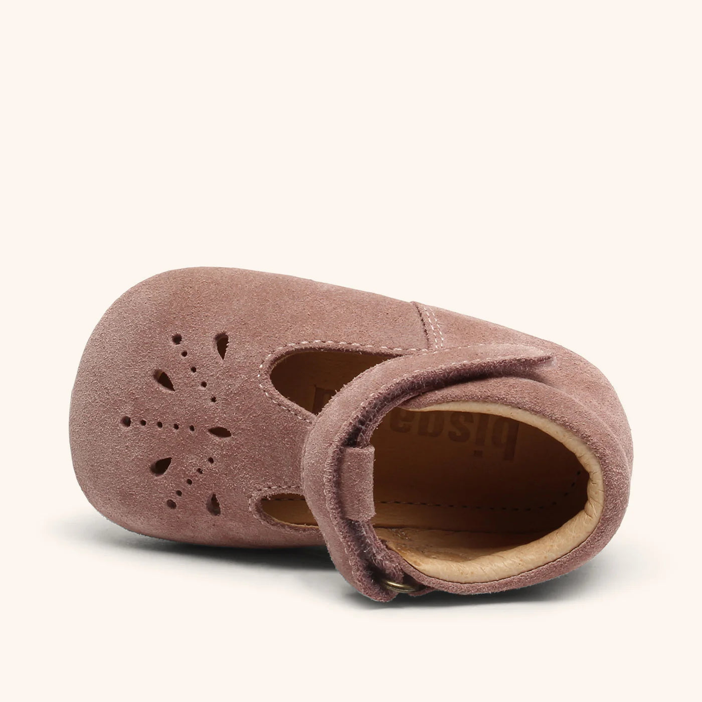 Bisgaard Bloom offene Hausschuhe aus Filz Rose - keks.