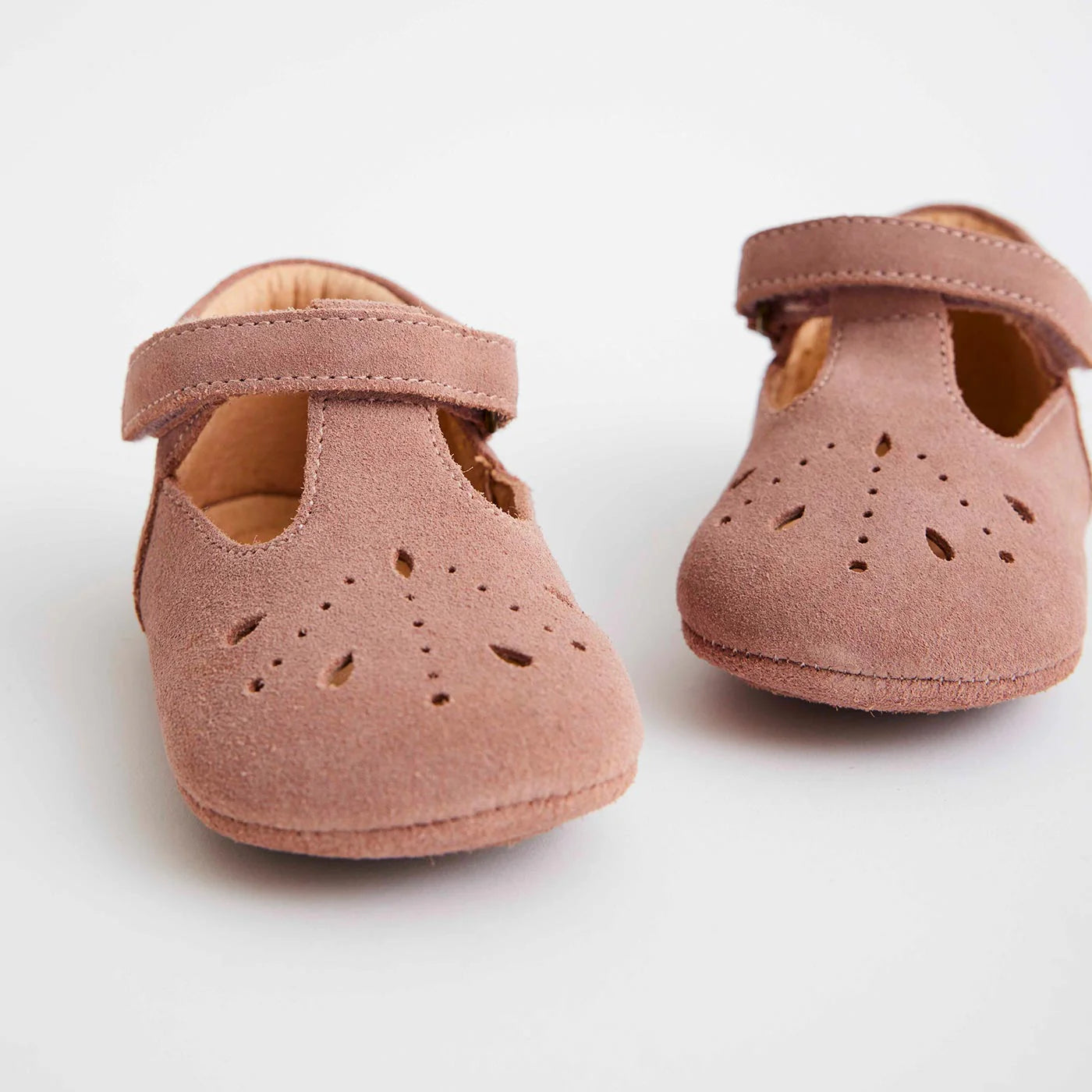 Bisgaard Bloom offene Hausschuhe aus Filz Rose - keks.