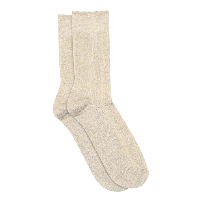 MP Woman Julia Glitzersocken Champagne