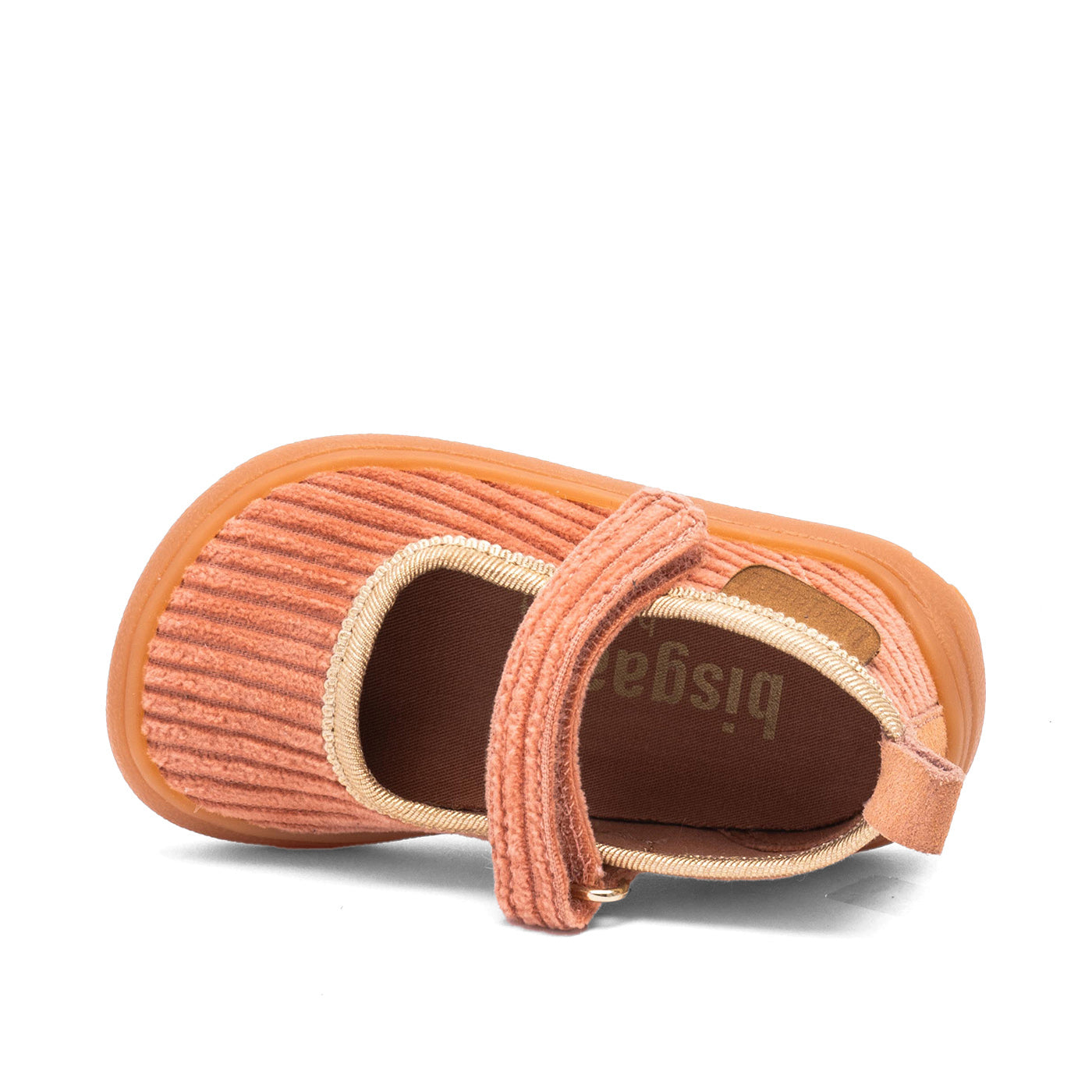 Bisgaard Barefoot Ballet Hausschuh aus Breitcord Rose - keks.