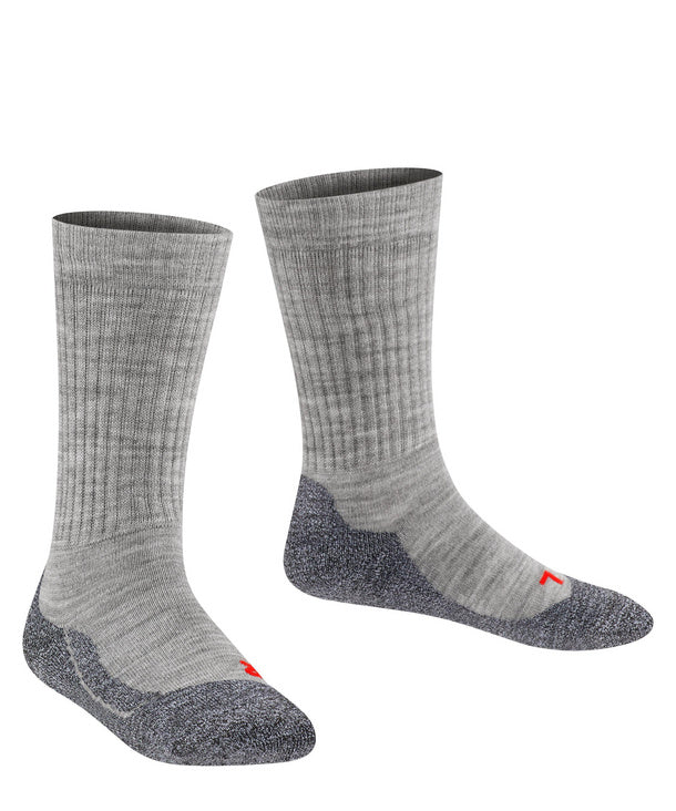 Falke Active Warm Kindersocken Grau Meliert