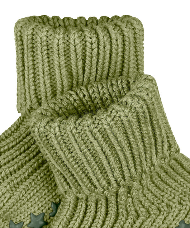 Falke Cotton Catspads Babys Haussocken Ferngreen
