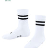 Falke Dynamic Kindersocken Weiß mit schwarzen Streifen