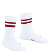 Falke Dynamic Kindersocken Weiß mit roten Streifen