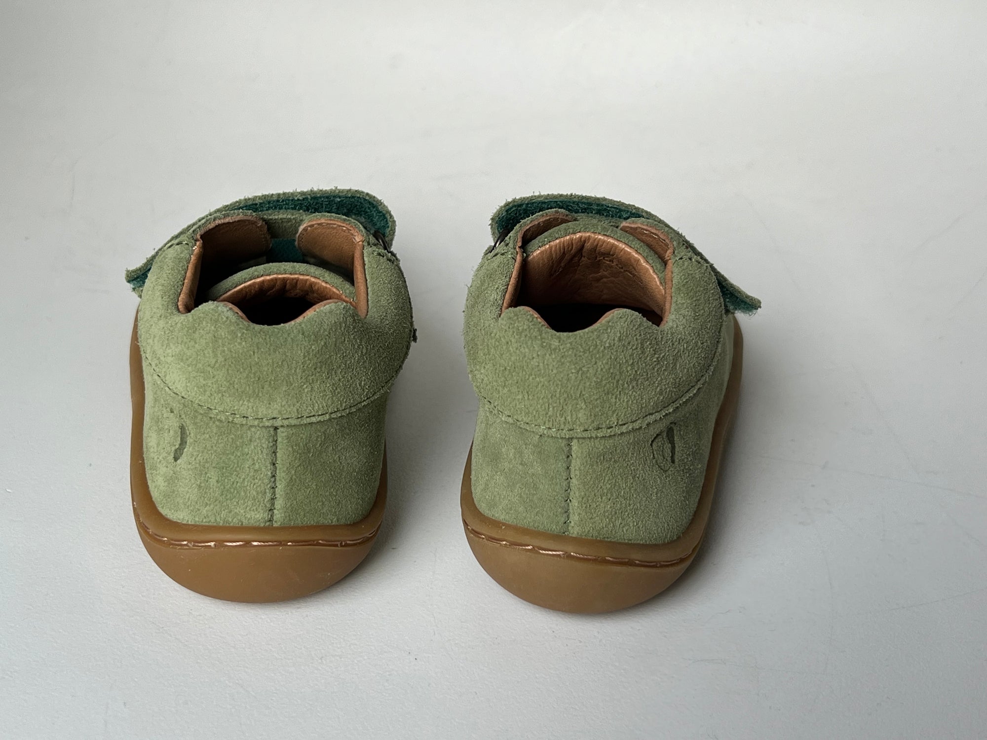 Telyoh Barefoot Y01161 Klett Halbschuh Sage Suede - keks.
