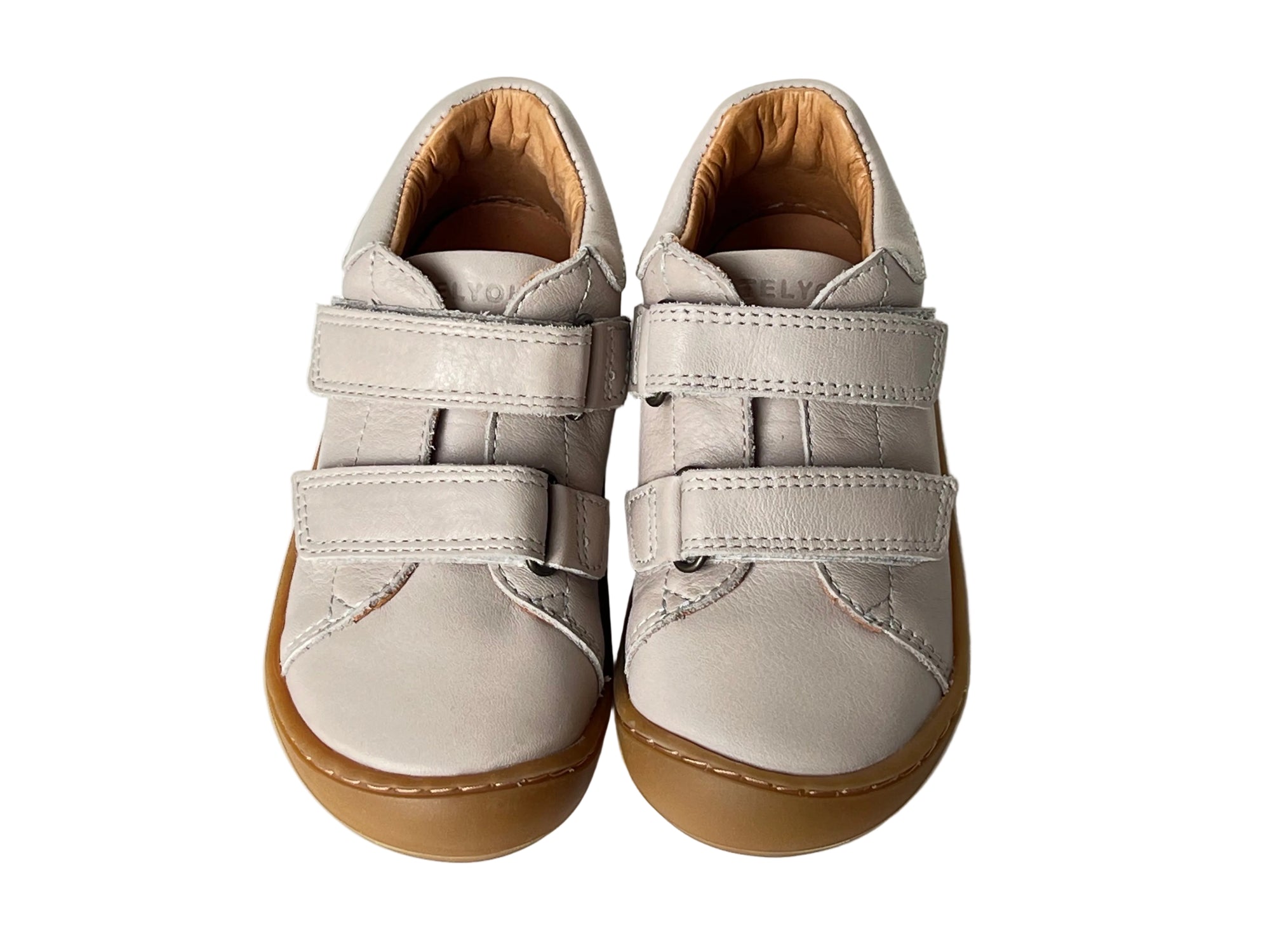 Telyoh Barefoot Y01161 Klett Halbschuh Grey Nappa - keks.