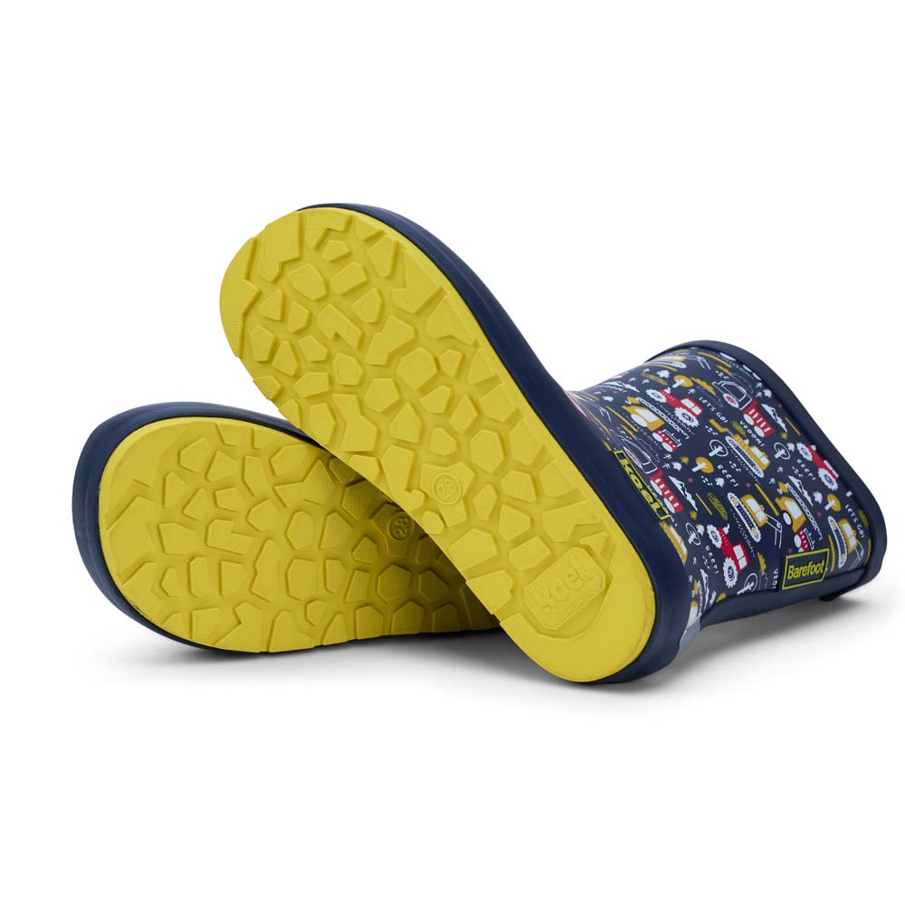 Koel Barefoot Wini Trator V2 Barfuß-Gummistiefel Navy Tractor - keks.