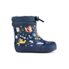 Koel Barefoot Wellie Print Barfuß-Gummistiefel Bear Blue - keks.