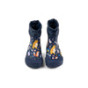 Koel Barefoot Wellie Print Barfuß-Gummistiefel Bear Blue - keks.