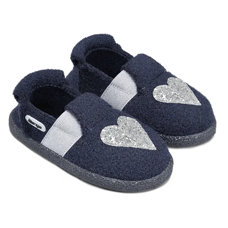 Nanga I heart U 2.0 Kuschelige Hausschuhe aus Wolle mit Gummiband