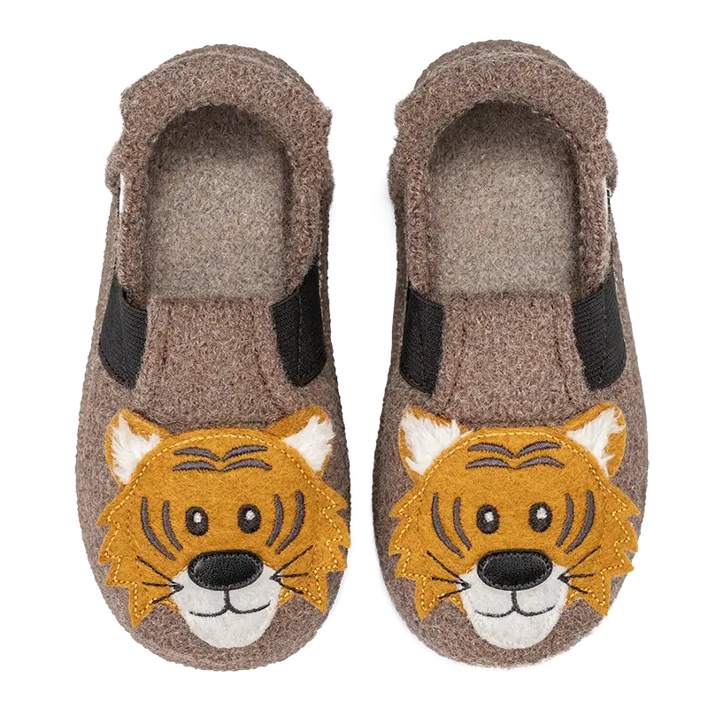 Nanga Roar Tiger 2.0 Kuschelige Hausschuhe aus Wolle mit Gummiband