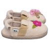 Nanga Little Horse 2.0 Kuschelige Hausschuhe aus Wolle mit Gummiband Beige