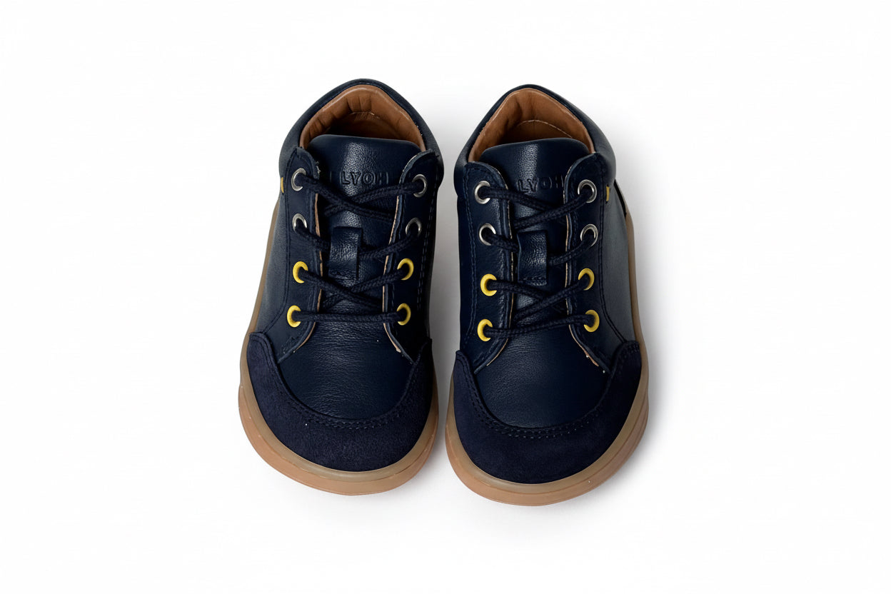 Telyoh Barefoot Y01217 Devian Lace Boot DK Blue - keks.