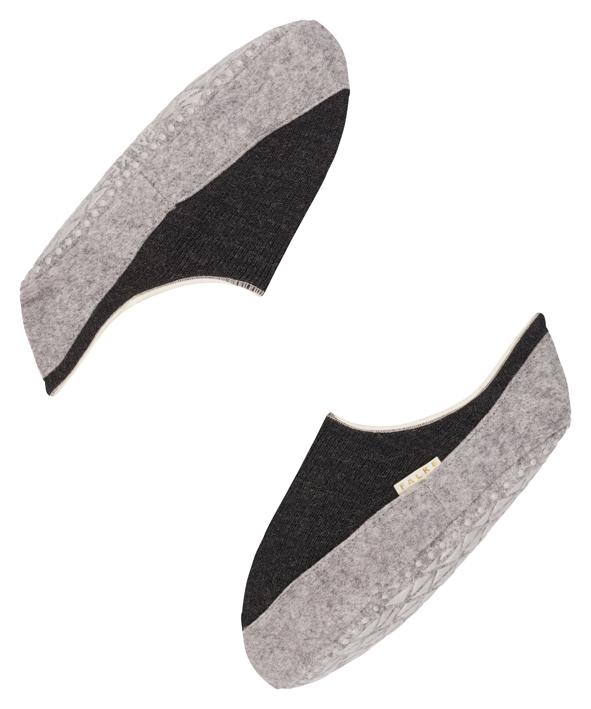 Falke Cosyshoe Damen Hausschuhe Anthra Melange Grau