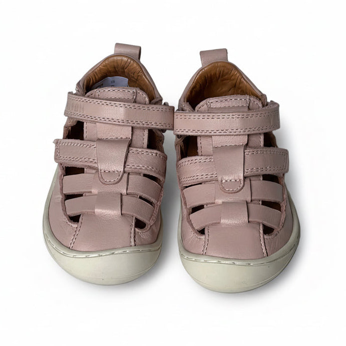 Telyoh Barefoot Y01114 Klett Sandale Nude Nappa - keks.