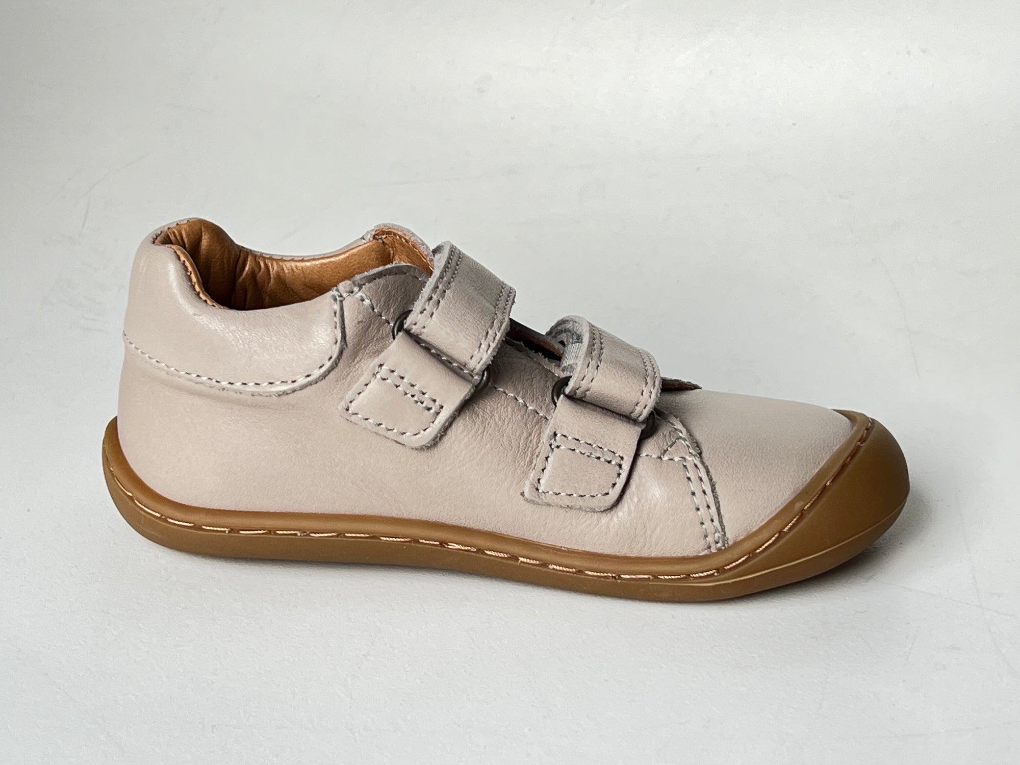 Telyoh Barefoot Y01161 Klett Halbschuh Grey Nappa - keks.