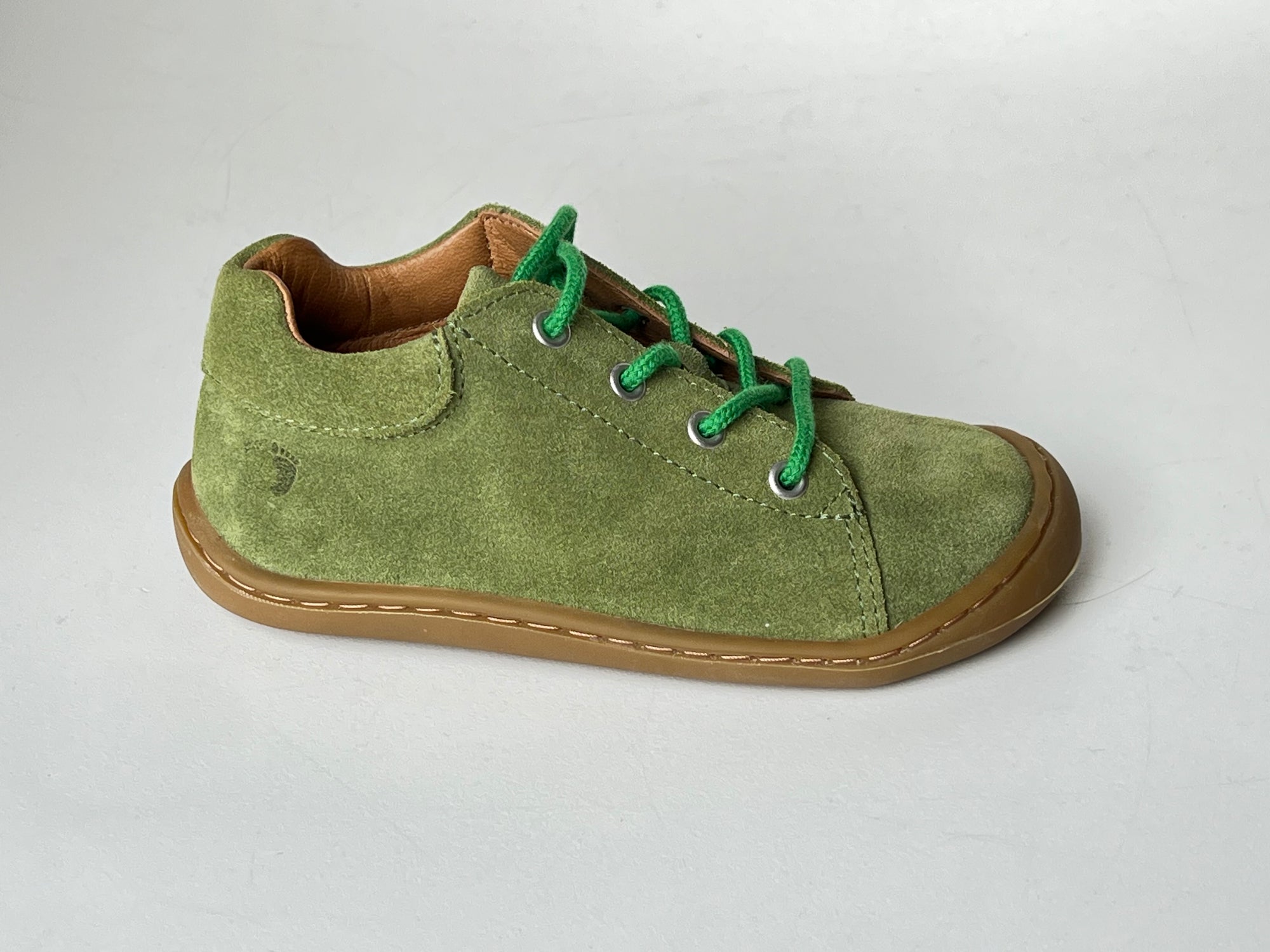 Telyoh Barefoot Y01148 Schnür Lauflerner Sage Suede - keks.