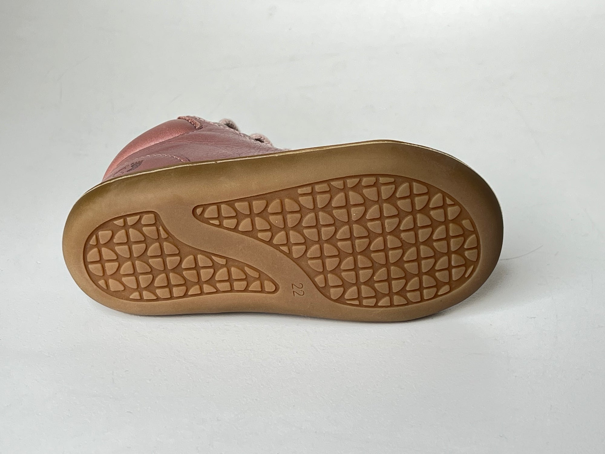 Telyoh Barefoot Y01113 Schnür Lauflerner Dusty Old Rose - keks.