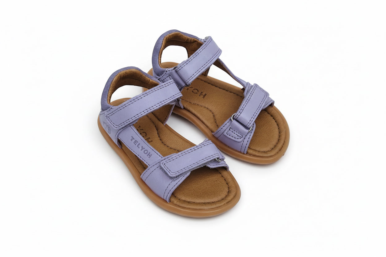 Telyoh Barefoot Y01226 Jamie Sportliche Barfuß-Sandale Lilla