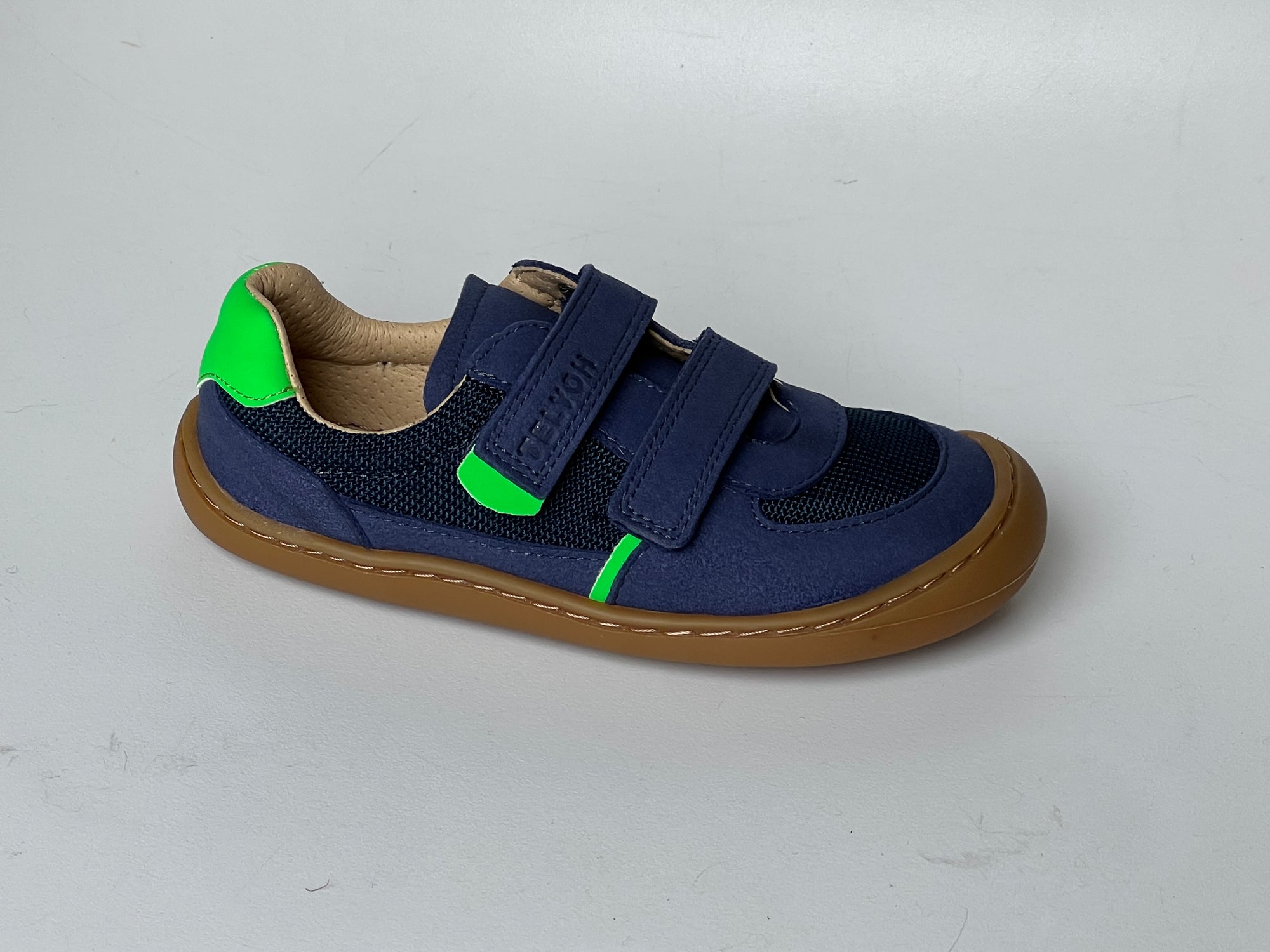 Telyoh Barefoot YVG01141 Halbschuh Mesh mit Klettverschluss DK Blue - keks.