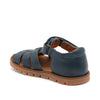 Bisgaard Beka Sandale mit Klettverschluss Petrol Blau