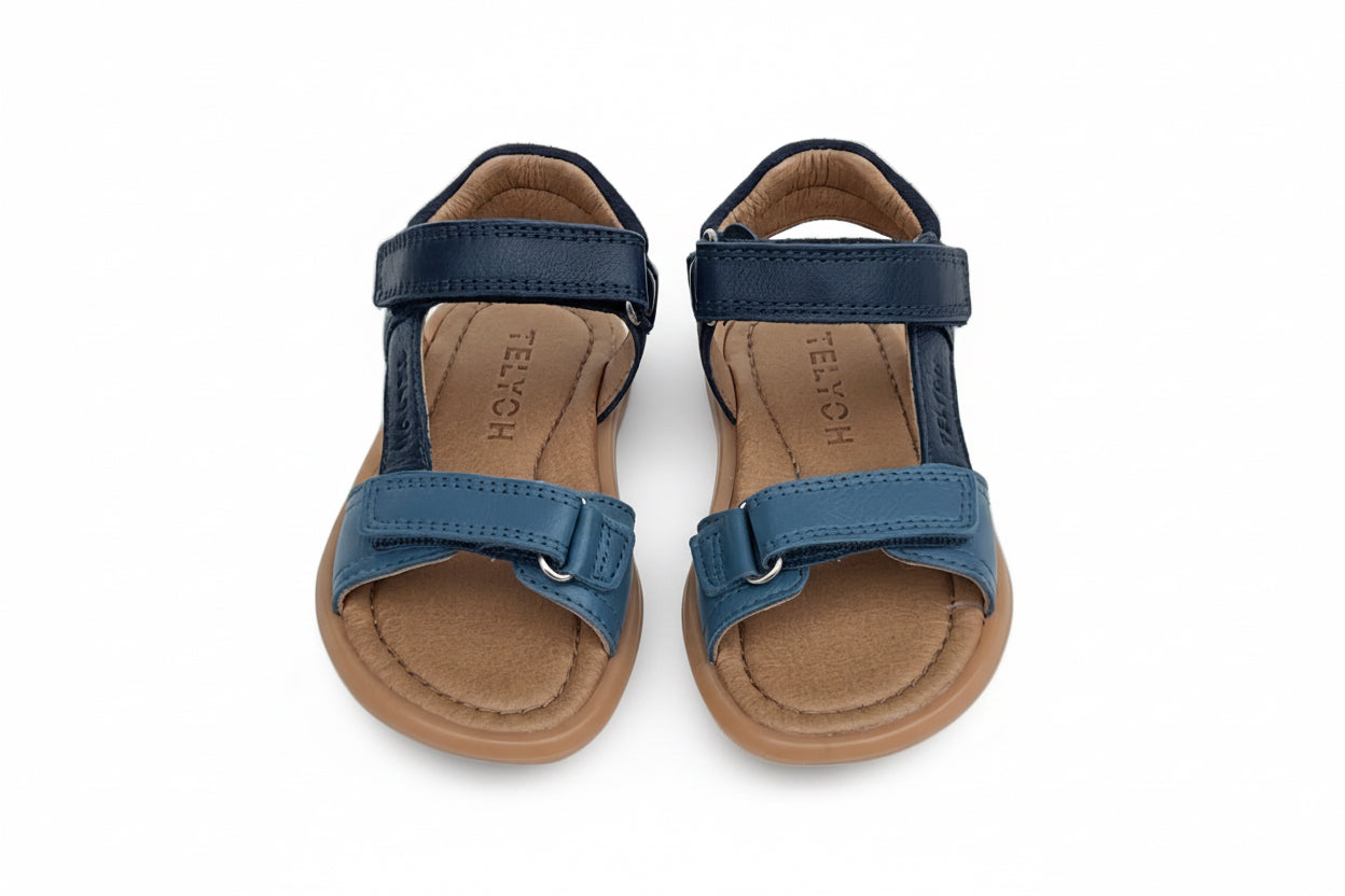 Telyoh Barefoot Y01226 Jamie Sportliche Barfuß-Sandale DK Blue