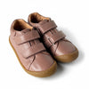 Telyoh Barefoot Y01161 Klett Halbschuh Dusty Nude Nappa - keks.