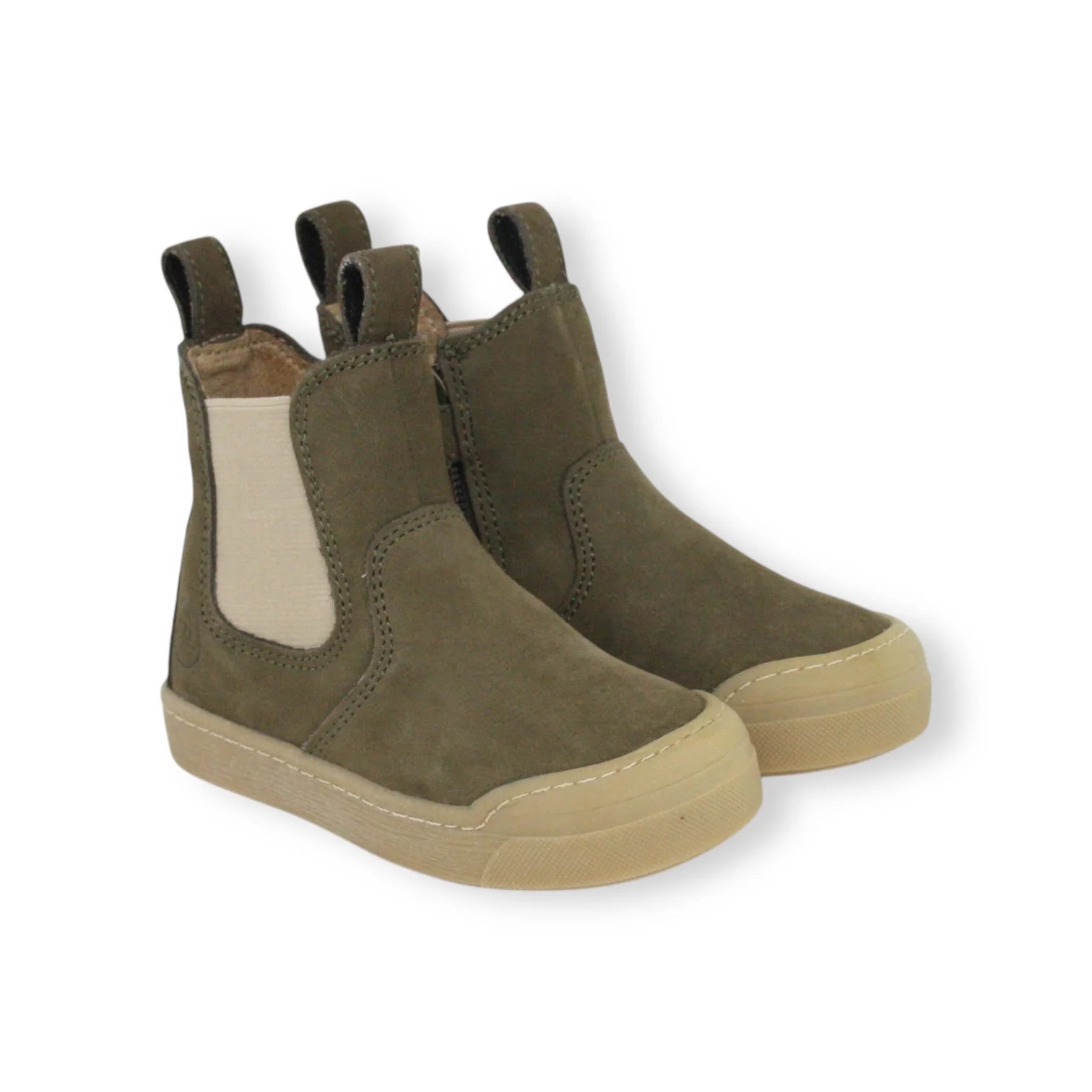 Lotta & Emil Winterstiefelchen mit Merino First Step Janne Khaki