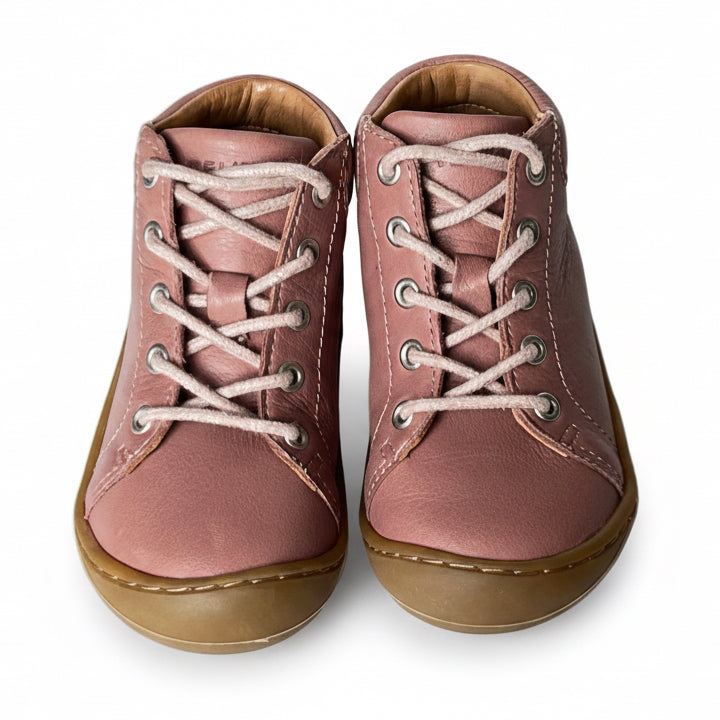 Telyoh Barefoot Y01113 Schnür Lauflerner Dusty Old Rose - keks.